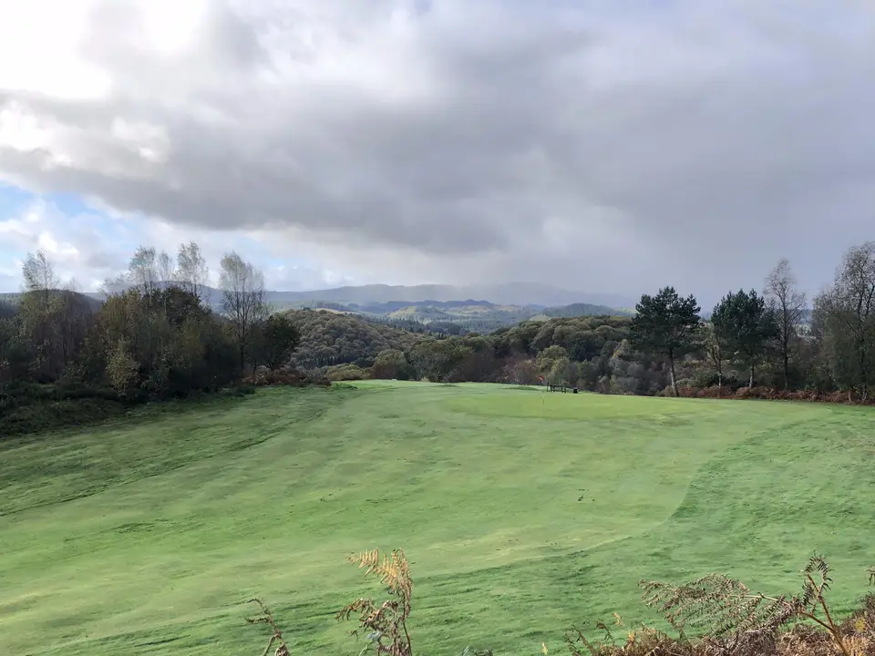 Aberfoyle Golf Club and its course in the Trossachs