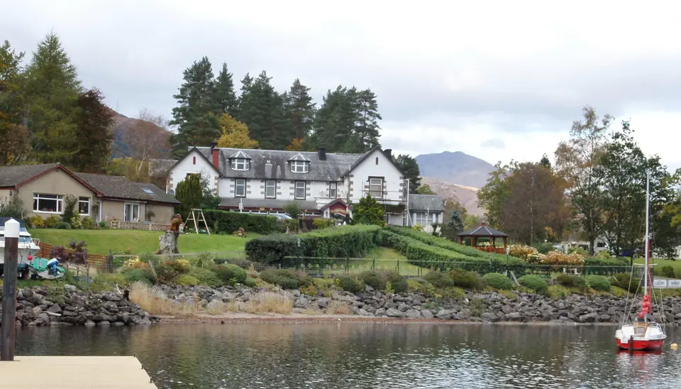 The Ardlui Hotel, a country house on the shore of Loch Lomond