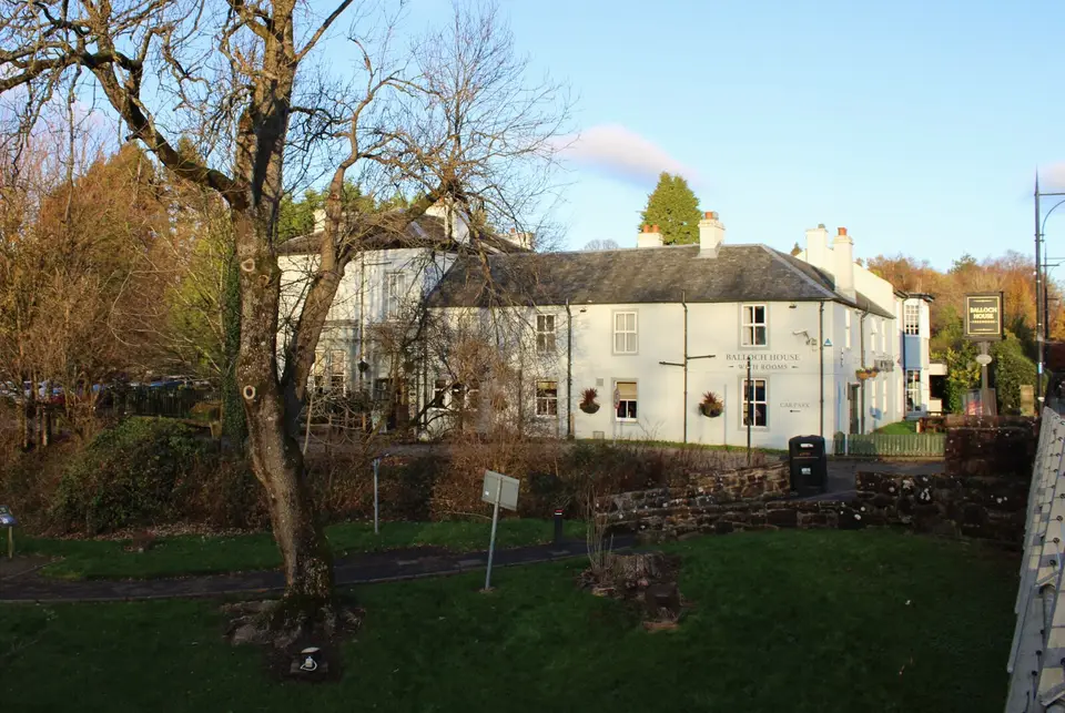 Balloch House Hotel beside the River Leven at Balloch