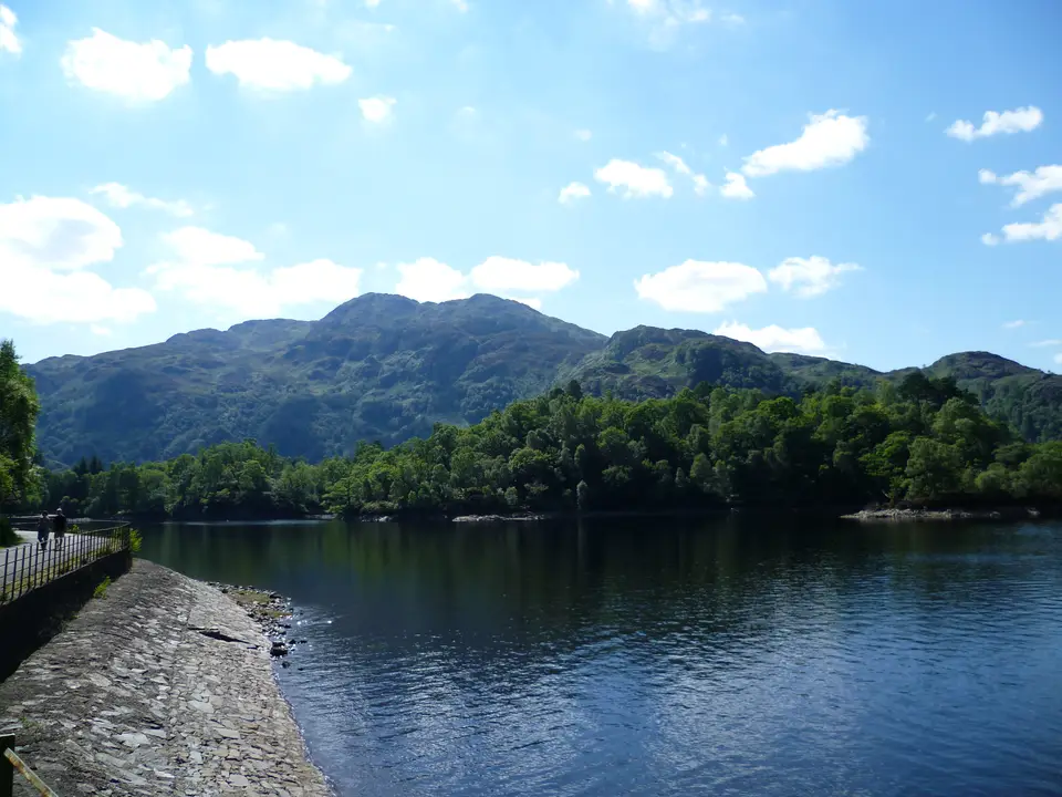 Ben Venue seen from the shore of Loch Katrine near Coire nan Uruisgean