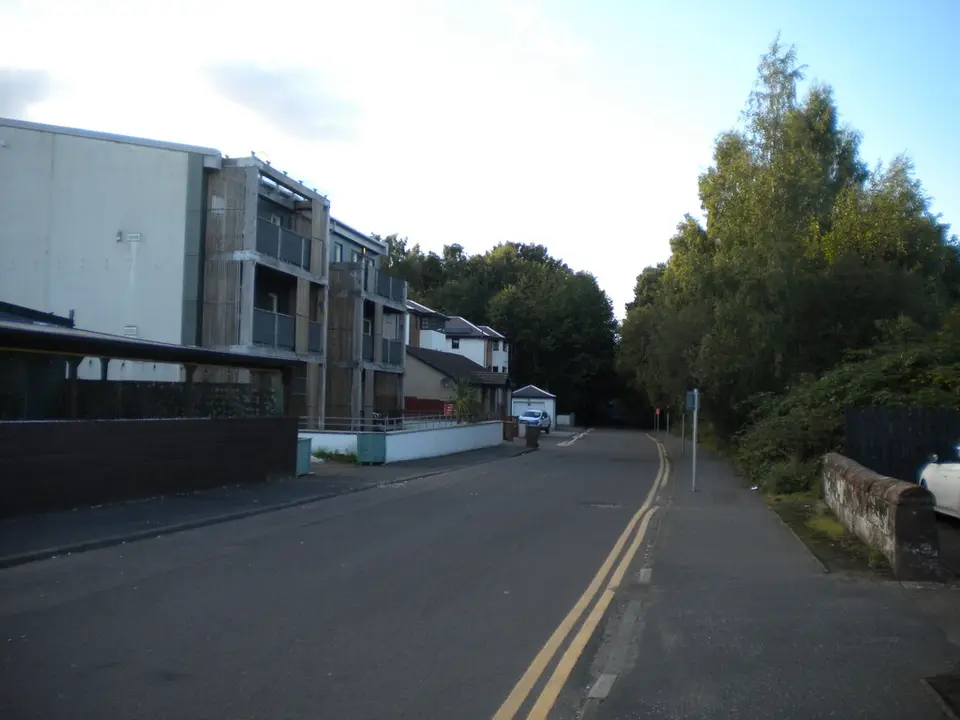 Pier Road in Balloch with cafes and the way to the pier